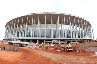 <p>Estádio de Brasília recebeu vistoria neste domingo</p>