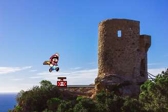 <p>Chamado de VictorSauron, um artista publicou no site DeviantArt imagens que misturam lugares paradisíacos com personagens clássicos de games, como 'Super Mario World'</p>