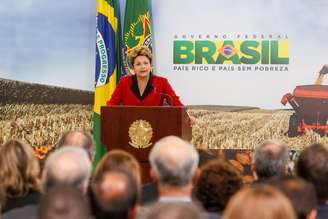 A presidente Dilma no lançamento do Plano Agrícola e Pecuário 2013/2014, em 4 de junho