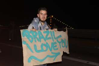 18 de junho - Missionário americano Josue Viller participou dos protestos em Florianópolis