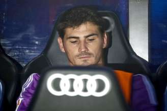 Casillas ficou no banco de reservas do Real no último domingo