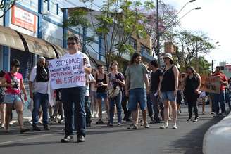 <p>Marcha das Vadias foi realizada em Bauru, no interior de São Paulo, neste sábado</p>