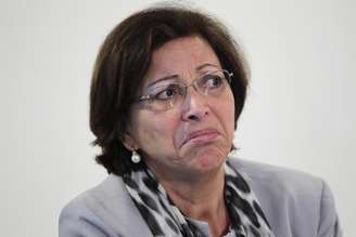 <p>Ministra das Relações Institucionais, Ideli Salvatti, durante coletiva de imprensa no Palácio do Planalto, em Brasília</p>