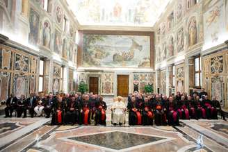 O papa Francisco apresenta sua nova Cúria romana, o "governo do Vaticano"
