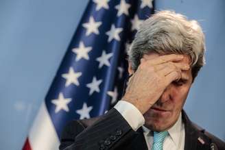 John Kerry durante coletiva de imprensa em Berlim nesta sexta