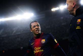 Adriano nunca conseguiu se firmar como titular do Barcelona