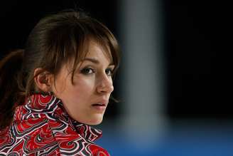 <p>Anna Sidorova, do curling, é uma das atletas russas que posaram para fotos sensuais em Sochi</p>