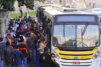 <p>Nesta terça, motoristas e cobradores fazem o segundo dia de paralisação no Rio</p>