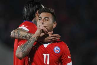 Vargas marcou duas vezes na vitória do Chile