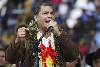 <p>O presidente do Equador, Rafael Correa</p>