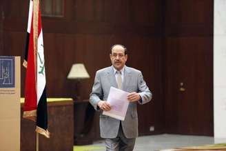 <p>O premiê iraquiano, Nuri al-Maliki, acusou os curdos de permitirem que membros do Estado Islâmico se abrigassem na capital Arbil</p>