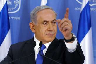 <p>Netanyahu negou, nesta quinta-feira, a afirmação de que teria aceitado o estabelecimento de um Estado palestino por volta de 1967</p>