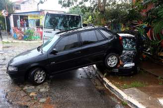 <p>Acidente provocado por enchente na Vila Madalena</p>