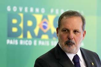 <p>Novo ministro do Desenvolvimento, Indústria e Comercio Exterior, Armando Monteiro, durante coletiva de imprensa em Brasília</p>