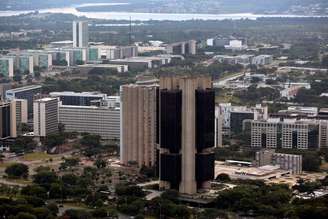 <p>Vista aérea do prédio do Banco Central, em Brasília</p>