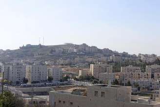 Vista de assentamentos em região de Israel anexada à Jerusalém após guerra de 1967.  07/12/2014.