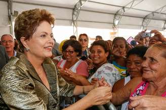 <p>Dilma Rousseff inaugura o conjunto habitacional Volterra</p>