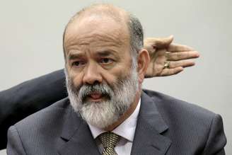 Tesoureiro do PT, João Vaccari Neto, em depoimento na CPI da Petrobras