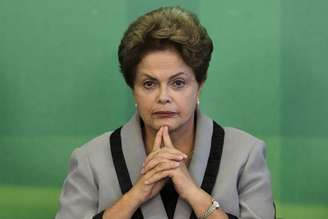Presidente Dilma Rousseff no Palácio do Planalto, em Brasília. 16/03/2015