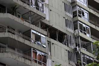 Explosão deixou vários apartamentos danificados no Rio de Janeiro