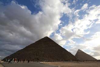 Pirâmides de Gizé, no Egito.   16/01/2015