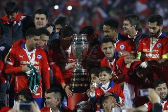 Chile comemora a conquista da primeira Copa América da sua história