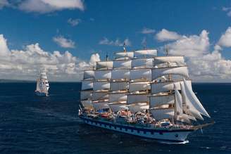 Maior veleiro do mundo chega aos mares em 2017 e ultrapassará o Royal Clipper (foto)