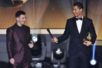 Cristiano Ronaldo e Messi - Bola de Ouro