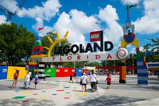 O Legoland Florida Resort fica na cidade de Winter Haven, a cerca de uma hora do centro de Orlando
