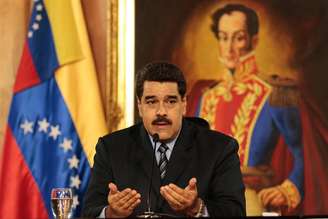 Presidente venezuelano Nicolás Maduro durante anúncio de pacote econômico