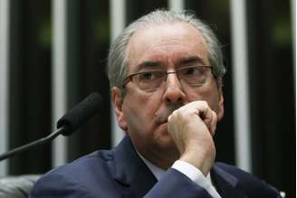 Brasília - Eduardo Cunha, durante discussão do processo de impeachment da presidenta Dilma Rousseff, no plenário da Câmara dos Deputados 