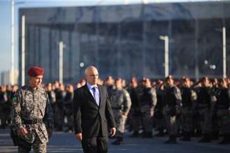 
                        
                        
                    Ministro da Justiça, Alexandre de Moraes, está no Rio de Janeiro para tratar da segurança (Foto: Roberto Castro/ME)