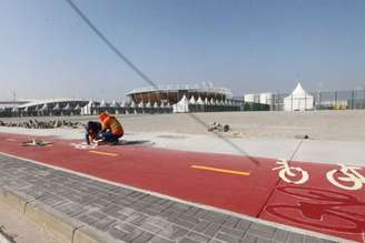 
                        
                        
                    Cicloviacassinos que dao dinheiro ao se cadastrarfrente ao Parque Olímpico da Barra passa por ajustes finais (Foto: Paulo Sergio/Lancepress)