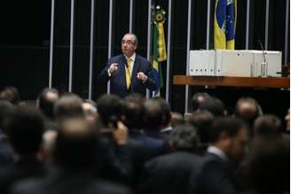 Eduardo Cunha recebeu hoje na votação que cassou o seu mandato menos de 4% dos votos daqueles que o elegeram ao posto máximo da Casa 