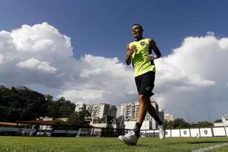 Alemão participou normalmente do treino físico desta segunda-feira (Foto: Vitor Silva/Botafogo)