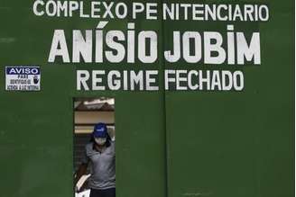 Manaus - Portão principal do Complexo Penitenciário Anísio Jobim (Compaj), na capital amazonense ()