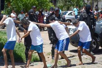 Transferência de presos do Complexo Penal Doutor João Chaves, em Natal (RN), para penitenciária estadual de Parnamirim (RN).