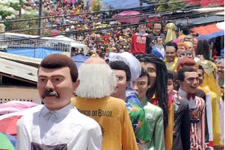 Os bonecos gigantes, marca registrada  do carnaval de Olinda, têm um grande encontro na terça-feira (28), em uma concentração no Largo do Guadalupe