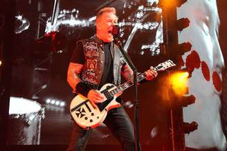 James Hetfield, guitarrista, vocalista e principal compositor do Metallica