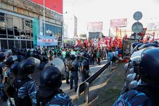 Polícia reprimiu manifestantes