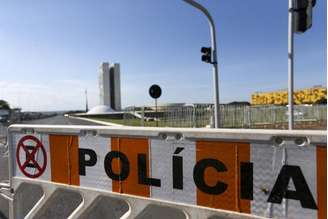 Brasília - Polícias Militar e Legislativa reforçam a segurança no Congresso Nacional durante votação dos destaques da reforma da Previdência Social, na comissão especial na Câmara dos Deputados 