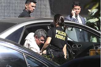 Após ser preso na Operação Panatenaico, ex-vice-governador do DF Tadeu Filippelli chega à superintendência da Polícia Federal 