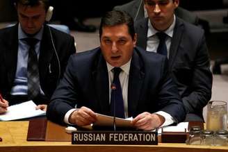 Vice-embaixador russo na ONU, Vladimir Safronkov. 05/07/2017 REUTERS/Mike Segar