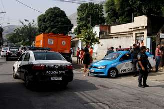 Local da morte do adolescente Guilherme Alves Ancelmo, na zona norte do Rio de Janeiro