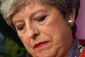 Primeira-ministra britânica, Theresa May, em Maidenhead, na Inglaterra 09/06/2017 REUTERS/Toby Melville