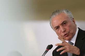 Temer fala durante cerimônia sobre reforma da mineração em Brasília
 25/7/2017    REUTERS/Adriano Machado