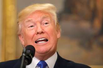 Trump faz discurso na Casa Branca 
 2/8/2017    REUTERS/Carlos Barria