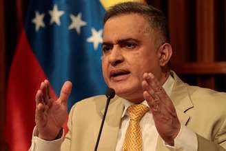Novo procurador-geral da Venezuela, Tarek Saab, durante coletiva de imprensa, em Caracas 07/09/2017 REUTERS/Marco Bello