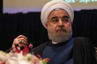 Hassan Rouhani faz discurso em Nova York
 20/9/2017    REUTERS/Stephanie Keith
