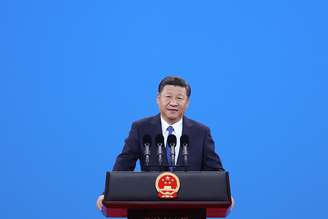 Presidente da China, Xi Jinping, durante assembleia geral da Interpol, em Pequim 26/09/2017 REUTERS/Lintao Zhang